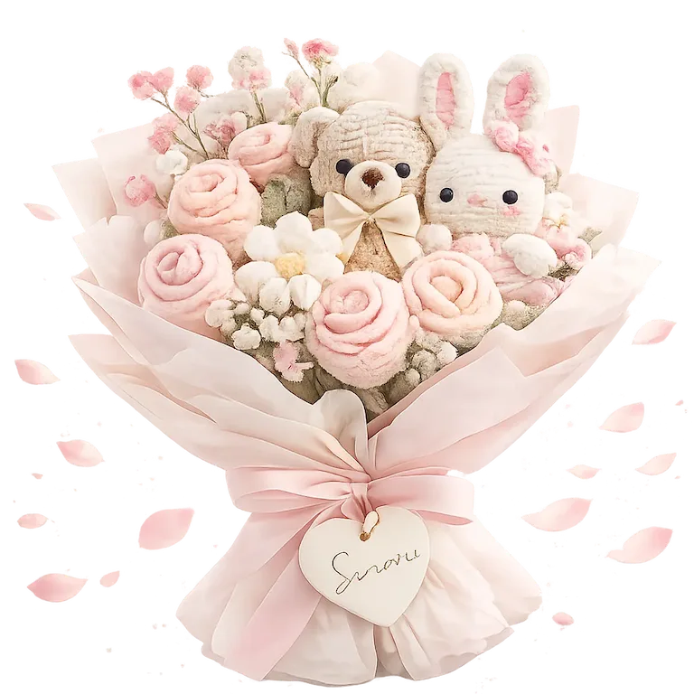 Luxury Handmade Crochet Bouquet by Sanora By Sana